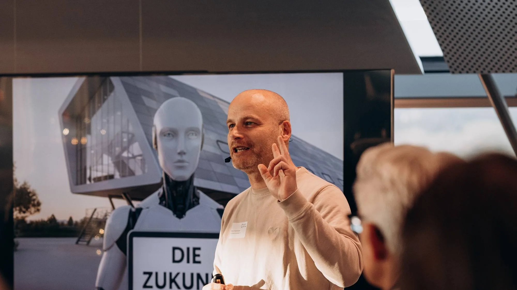 David Hirschhäuser bei einer Keynote