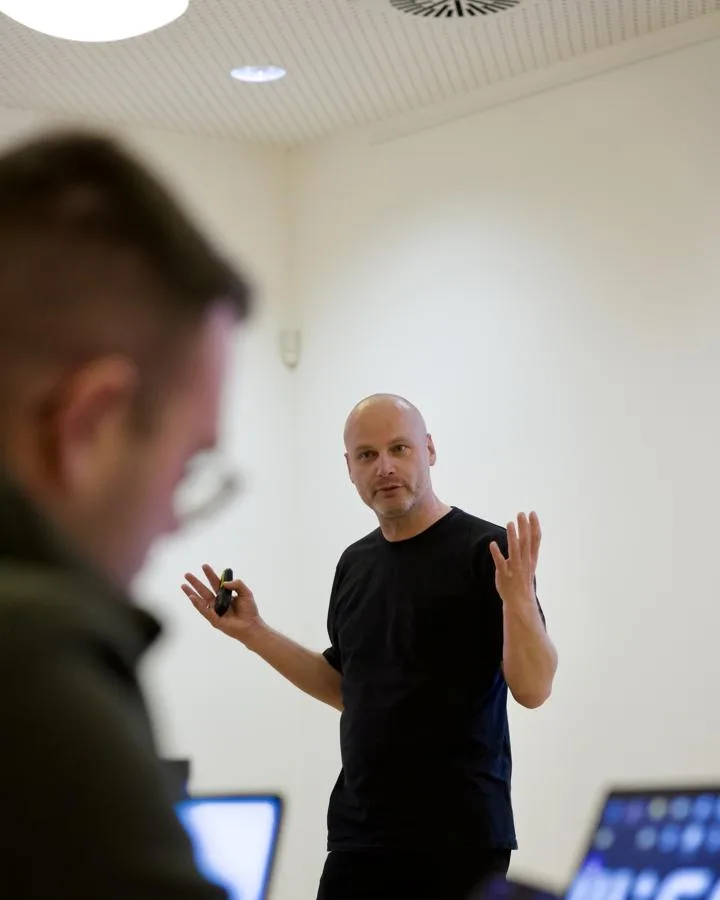 David Hirschhäuser im Workshop