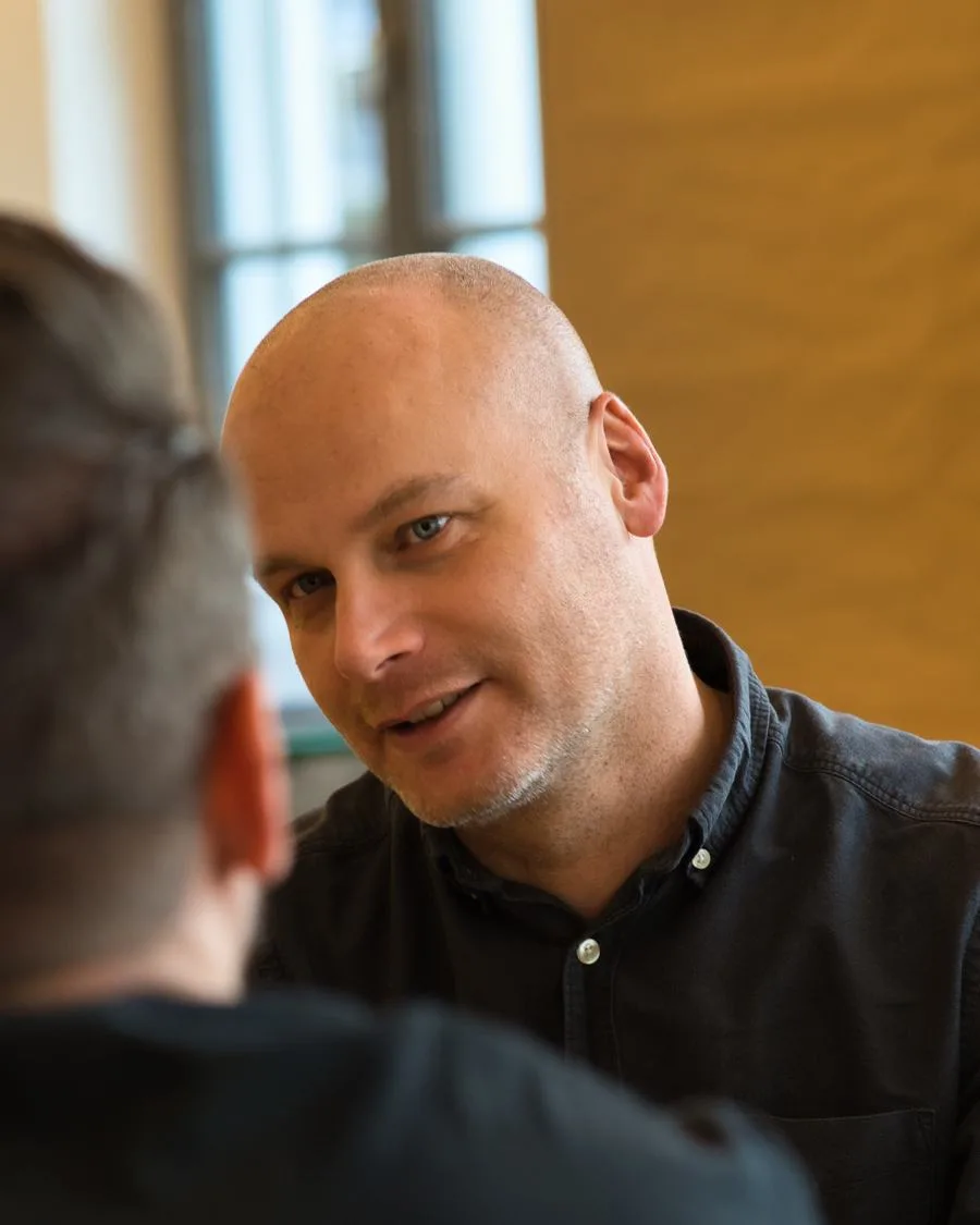 David Hirschhäuser im Gespräch