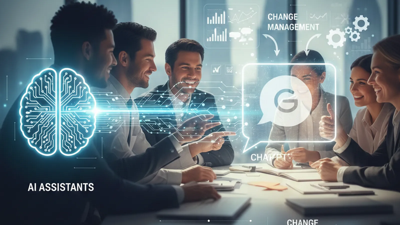 Beitragsbild: KI-Assistenten richtig einführen: Change Management mit ChatGPT