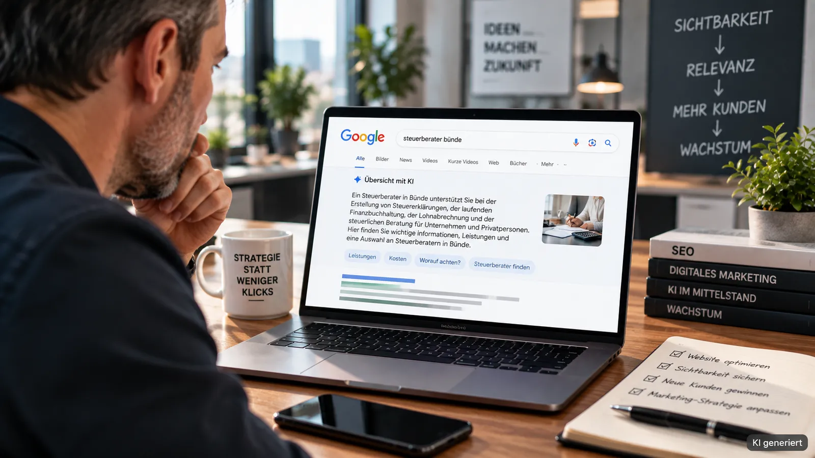 Beitragsbild: Google zeigt Ihre Website kaum noch - was das für Ihr Marketingbudget bedeutet
